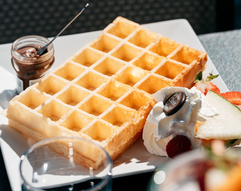 gaufre au nutella de l ocrier a roussillon