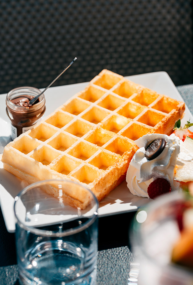 gaufre au nutella de l ocrier a roussillon